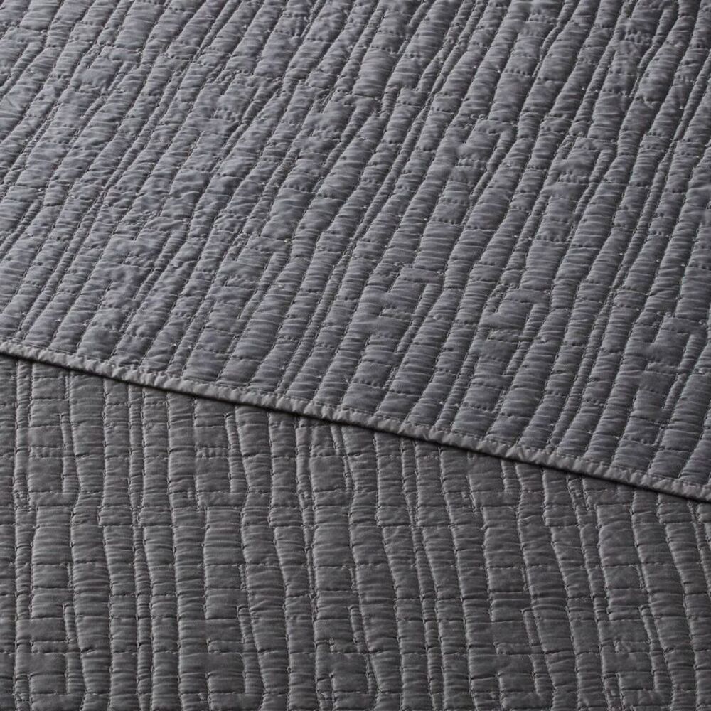 Threshold - King TENCEL Quilt Dark Gray - Threshold Gray - Picture 3 of 3